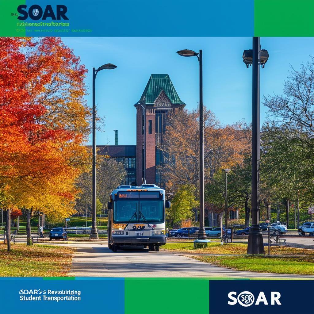 Design a captivating main banner for our website that showcases SOAR’s commitment to revolutionizing student transportation-3